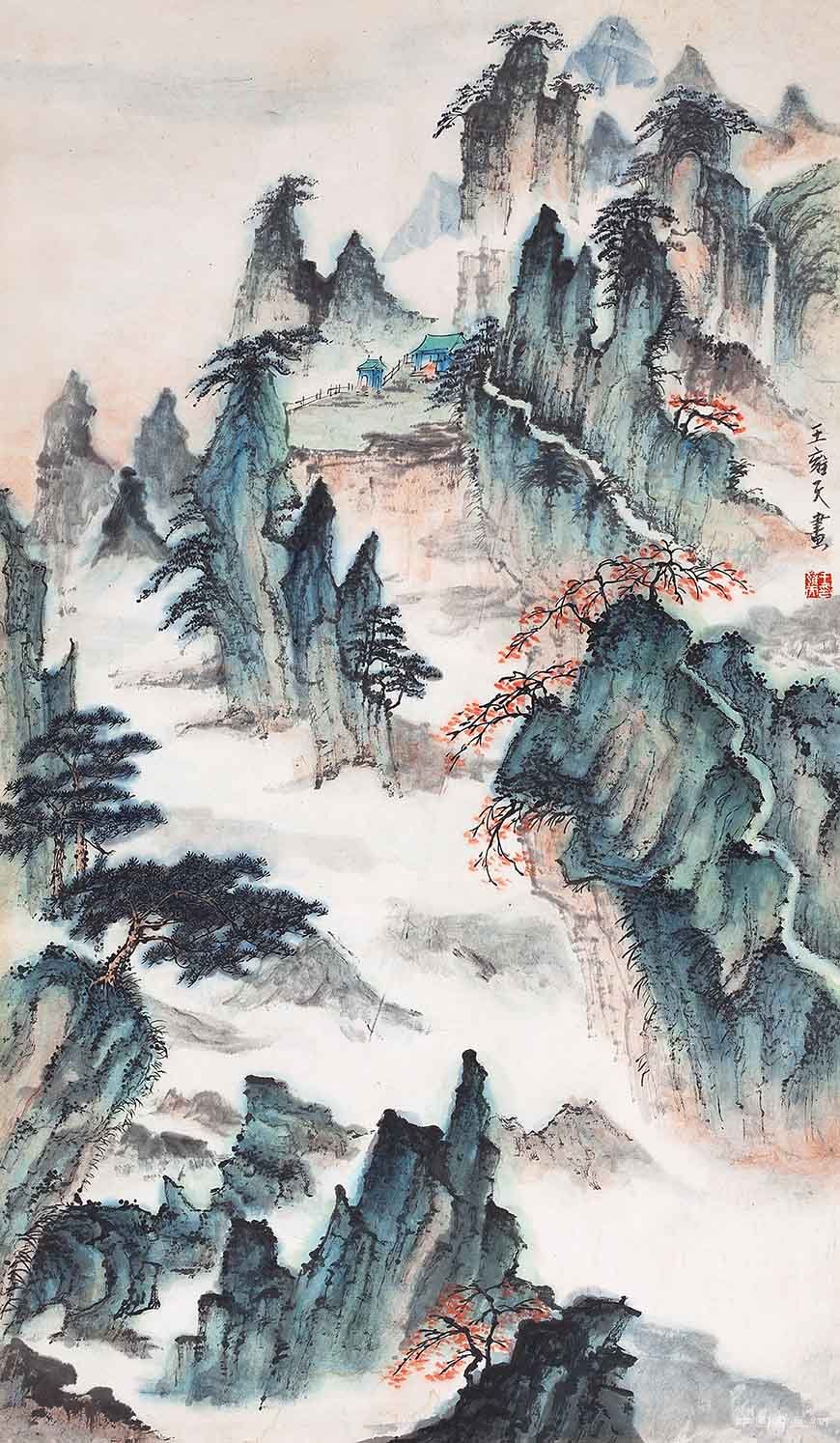 墨彩生辉：王雍天国画作品展将在天津美术馆拉开帷幕