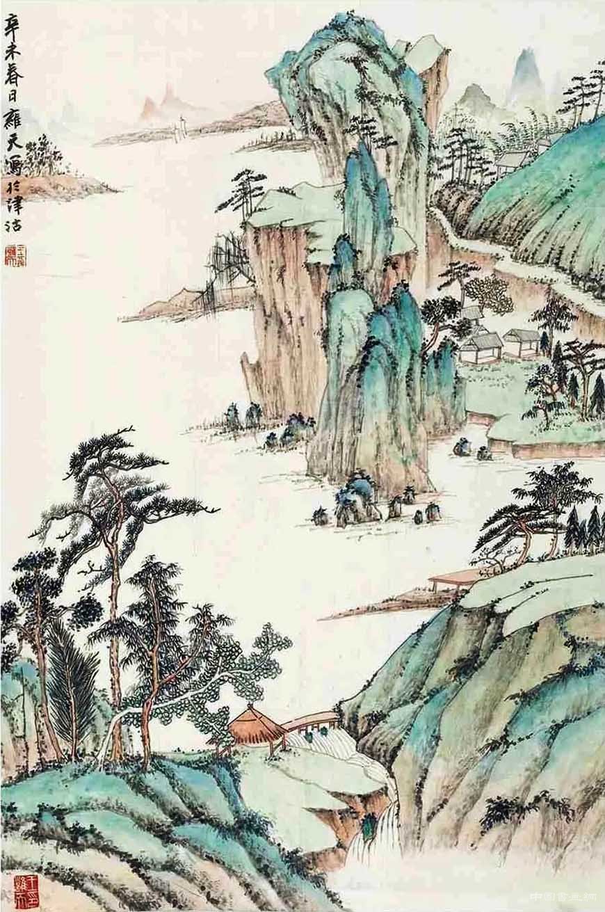 墨彩生辉：王雍天国画作品展将在天津美术馆拉开帷幕
