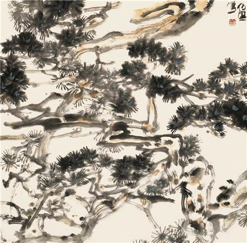 苍松精神殉道者 国展评委：禹化兴