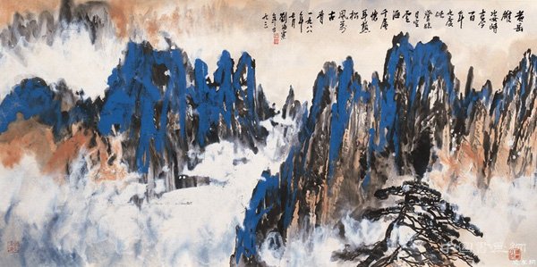 王健林只差一张就集齐?刘海粟的丈二匹黄山图真只有十张?