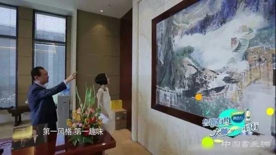 王健林办公室内景曝光:亚洲首富收藏品惊人