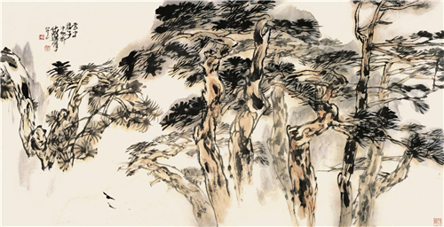 苍松精神殉道者 国展评委：禹化兴