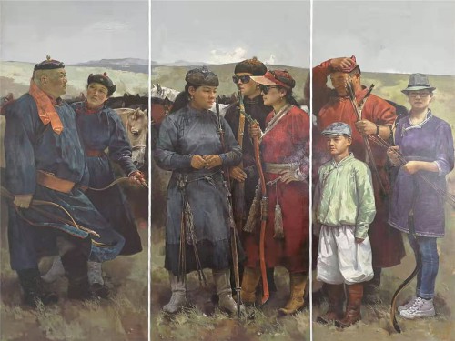 中国书画形象人物：著名画家李桂祥