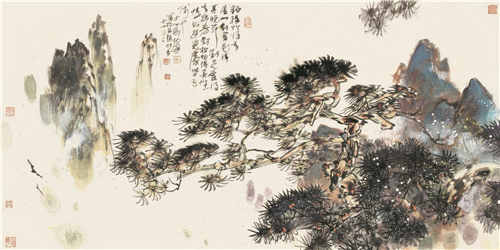 苍松精神殉道者 国展评委：禹化兴