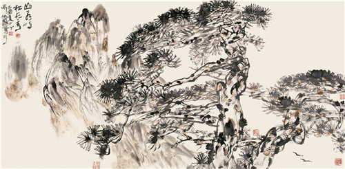 苍松精神殉道者 国展评委：禹化兴