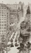 新中国美术70年｜汪观清《庆祝上海解放》