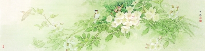 书画之中 春花浪漫