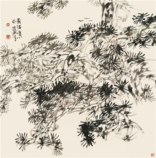 苍松精神殉道者 国展评委：禹化兴