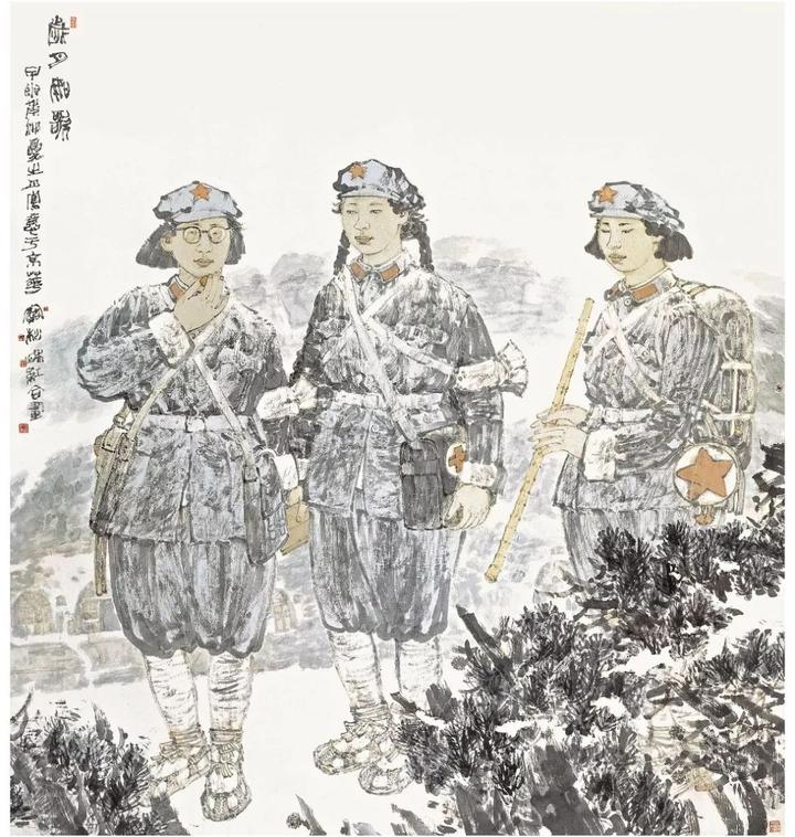 【展览预告】“初心·红色精神”张宝松中国画展