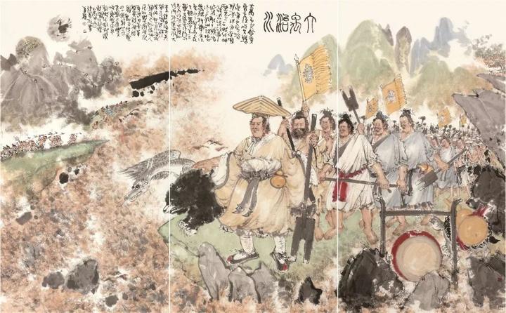 【展览预告】“初心·红色精神”张宝松中国画展