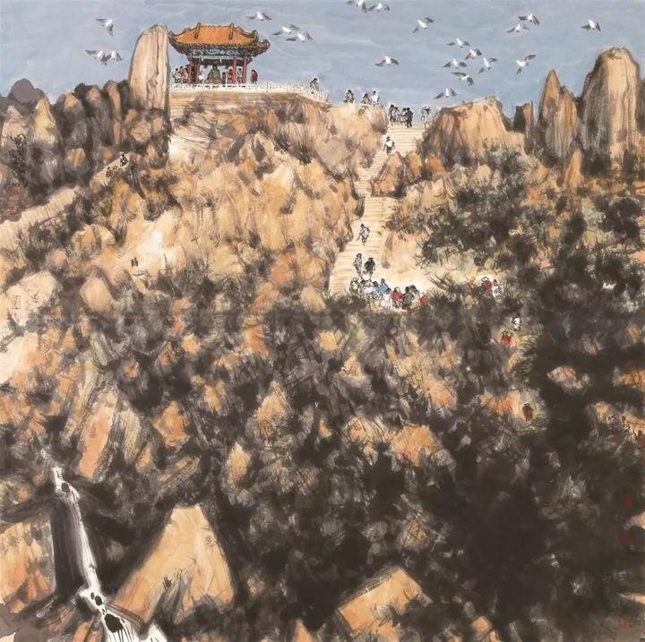 【展览预告】“初心·红色精神”张宝松中国画展