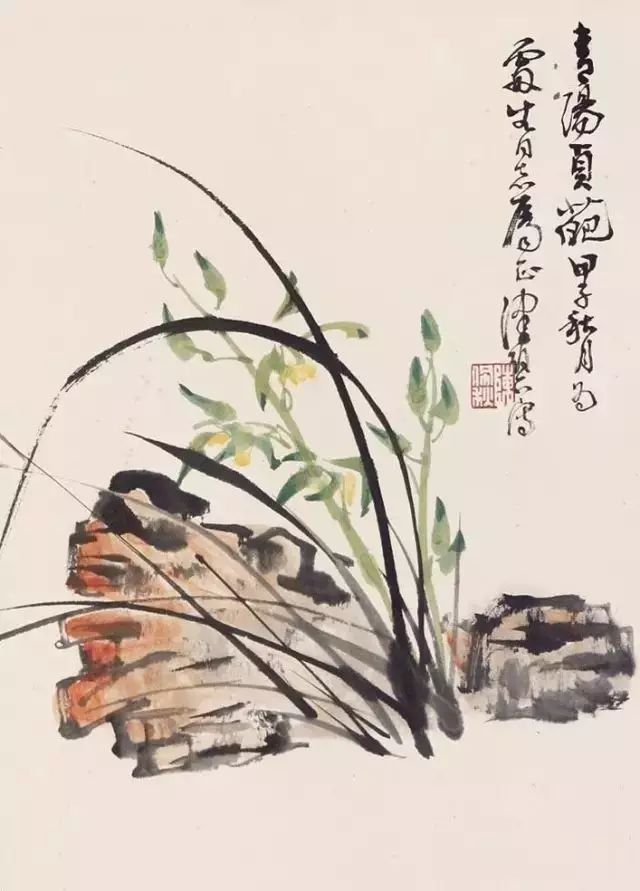 陈佩秋画兰