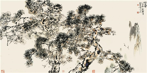 苍松精神殉道者 国展评委：禹化兴