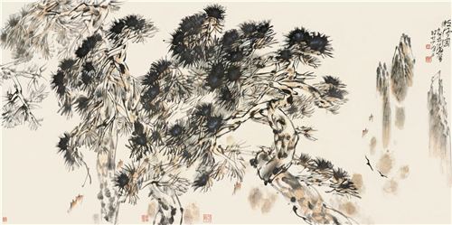 苍松精神殉道者 国展评委：禹化兴
