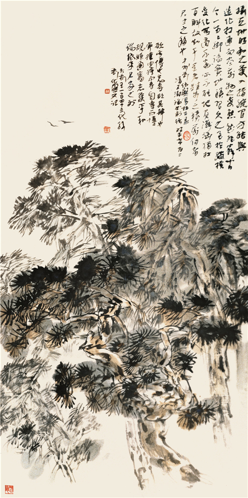 苍松精神殉道者 国展评委：禹化兴