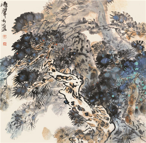 苍松精神殉道者 国展评委：禹化兴