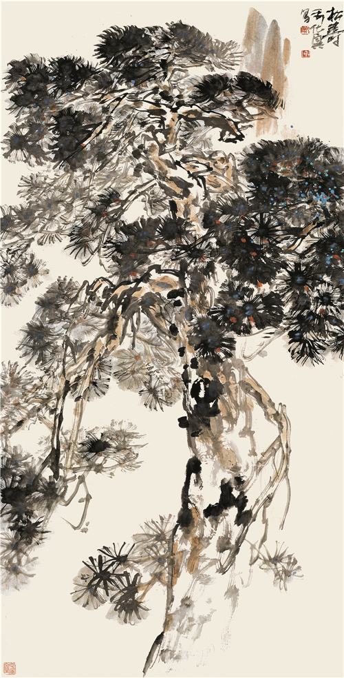 苍松精神殉道者 国展评委：禹化兴